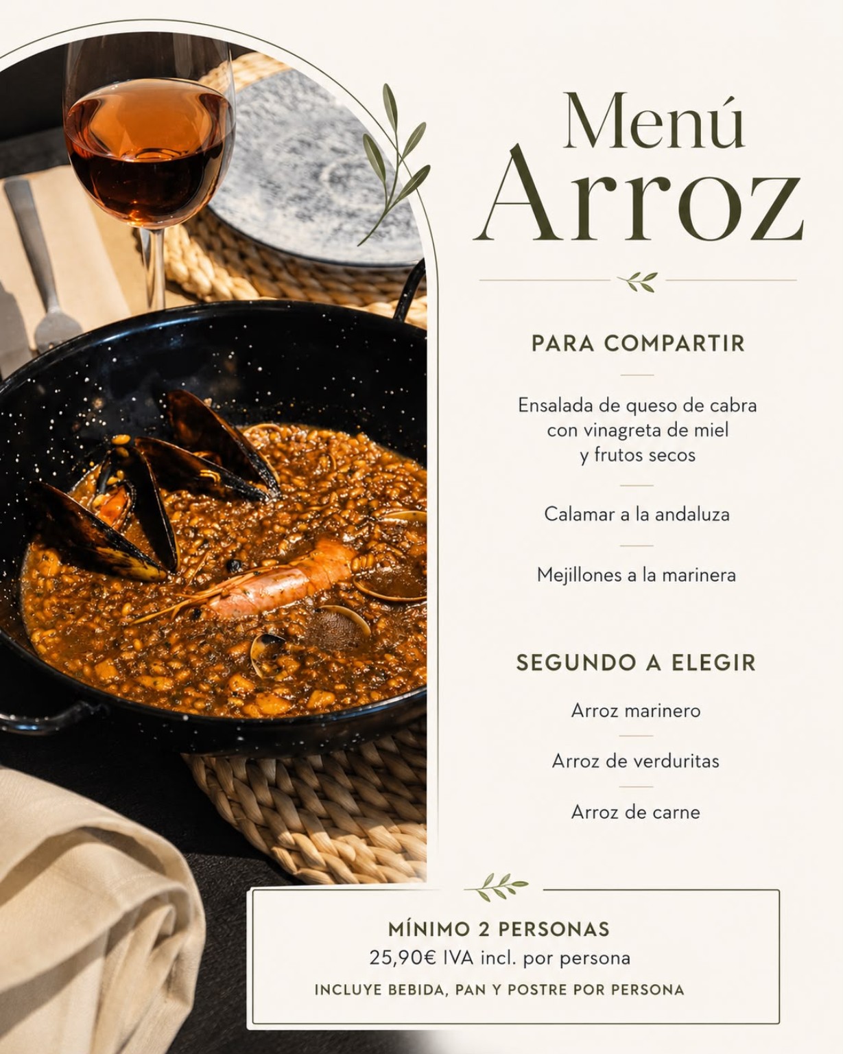 Arroces y platos para compartir