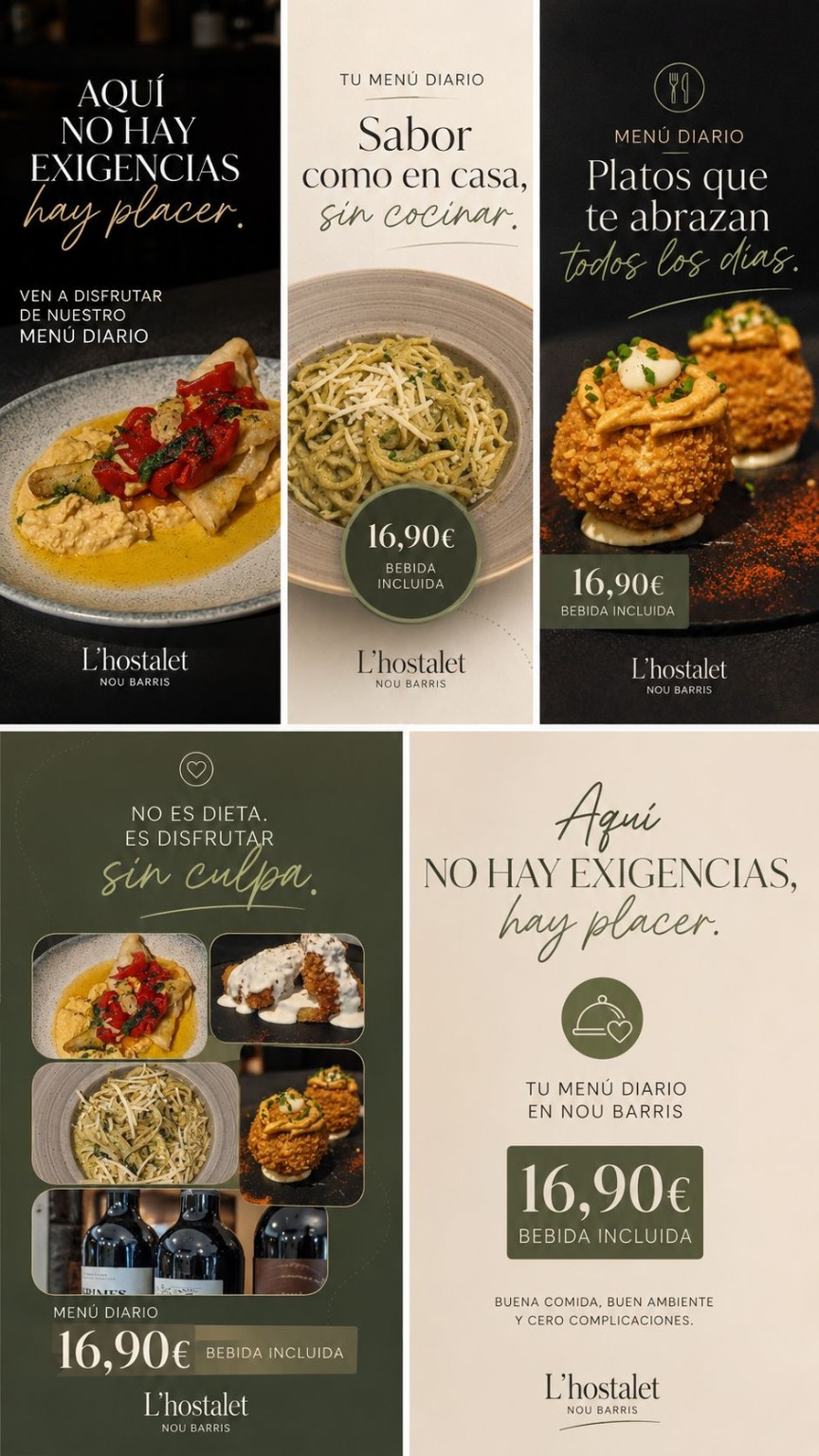 Platos del menú